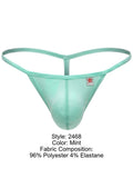 JOR 2468 Men's Underwear Axel G-String Sleek Comfort Color Mint