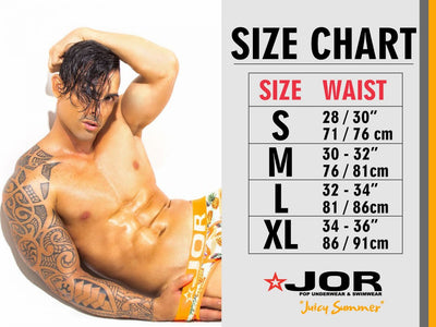 JOR 2450 Men's Underwear Invisible Briefs Sleek Comfort Color Black