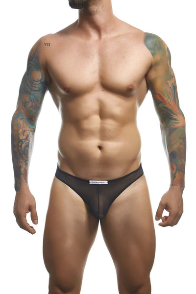 JUSTIN+SIMON XSJ01 Classic Bikini Color Black Mesh