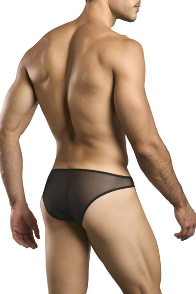 JUSTIN+SIMON XSJ01 Classic Bikini Color Black Mesh