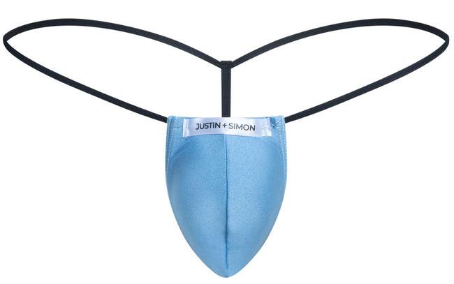 JUSTIN+SIMON XSJ02 Classic G-String Color Baby Blue