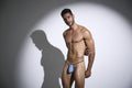 JUSTIN+SIMON XSJ02 Classic G-String Color Baby Blue