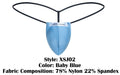 JUSTIN+SIMON XSJ02 Classic G-String Color Baby Blue