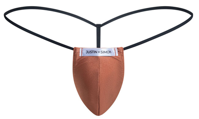 JUSTIN+SIMON XSJ02 Classic G-String Color Ochre