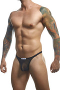 JUSTIN+SIMON XSJ03 Classic Thongs Color Black Mesh