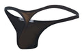 JUSTIN+SIMON XSJ03 Classic Thongs Color Black Mesh