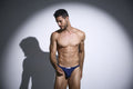 JUSTIN+SIMON XSJ03 Classic Thongs Color Peach Navy