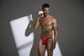 JUSTIN+SIMON XSJ03 Classic Thongs Color Peach Red