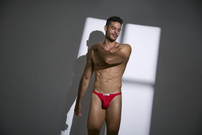 JUSTIN+SIMON XSJ03 Classic Thongs Color Peach Red