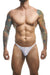 JUSTIN+SIMON XSJ03 Classic Thongs Color White Mesh