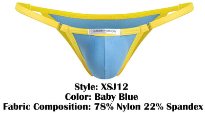 JUSTIN+SIMON XSJ12 Bikini Color Baby Blue