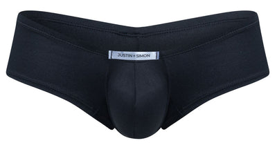 JUSTIN+SIMON XSJ13 Cheeky Bulge Boxer Color Peach Black