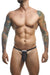 JUSTIN+SIMON XSJBU02 Bulge Thongs Color Black Mesh