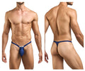 JUSTIN+SIMON XSJBU02 Bulge Thongs Color Peach Navy