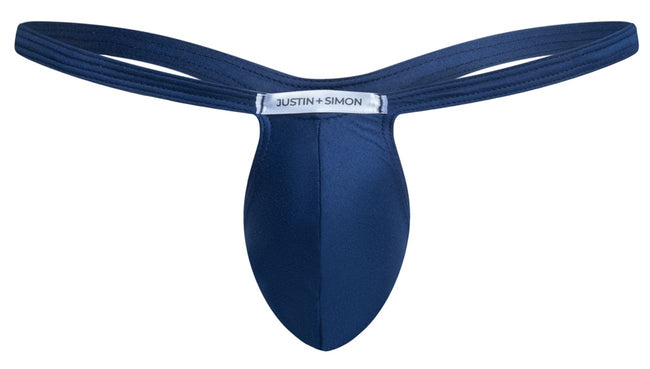 JUSTIN+SIMON XSJBU02 Bulge Thongs Color Peach Navy