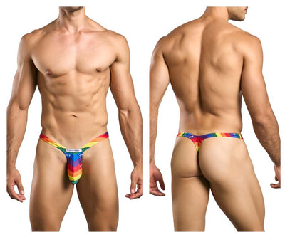 JUSTIN+SIMON XSJBU02 Bulge Thongs Color Pride