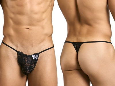 MaleBasics MBL27 Lace Thongs Color Black