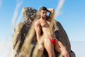 MaleBasics MBL27 Lace Thongs Color Red