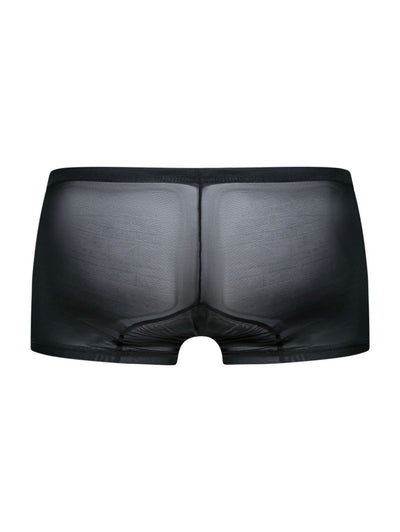 MaleBasics MBL78 Lace Trunks Color Black Mesh