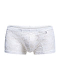 MaleBasics MBL78 Lace Trunks Color White Lace