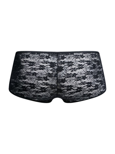 MaleBasics MBL83 Loop Cheeky Trunks Color Black Lace