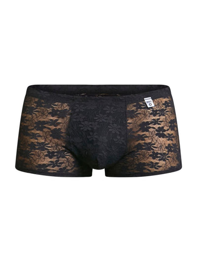 MaleBasics MBL84 Classic Pouch Trunks Color Black Lace
