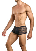 MaleBasics MBL84 Classic Pouch Trunks Color Black Lace