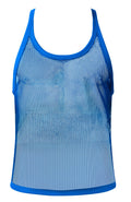 Male Power 110-11C Fishnet 2 Tank Top Color Royal