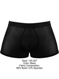 Male Power 145-307 Mesh 2 Mini Short Trunks Color Black