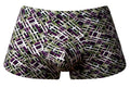 Male Power 148-303 Gridlocked Strappy Back Short Color Printed