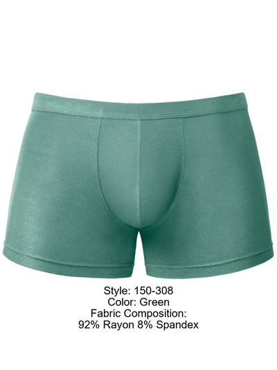 Male Power 150-308 Eco Cozy Pouch Short Trunks Color Green