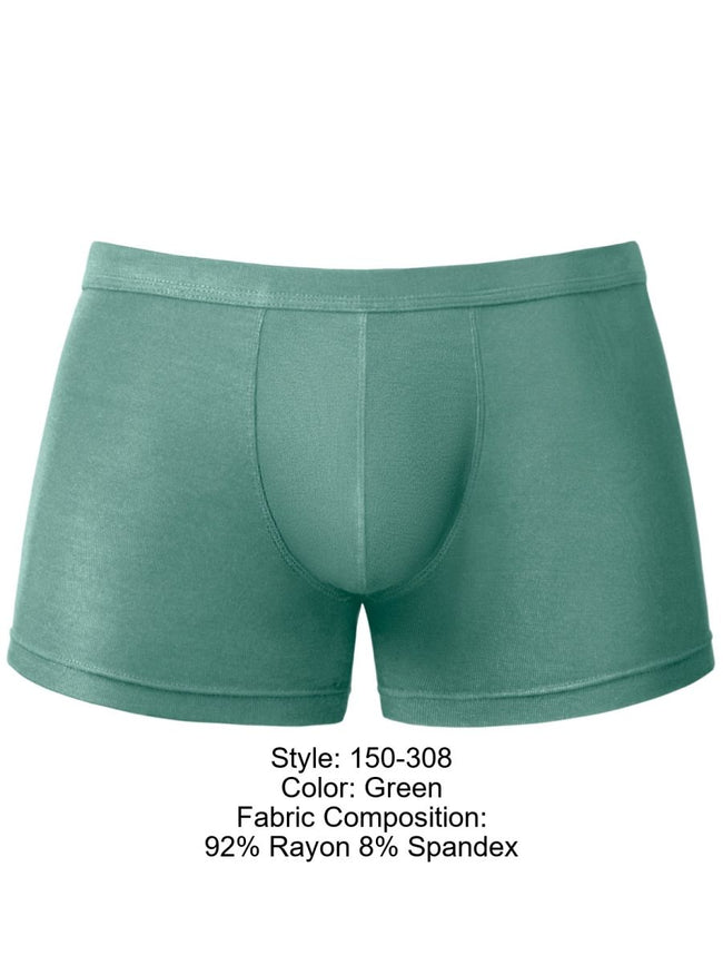 Male Power 150-308 Eco Cozy Pouch Short Trunks Color Green