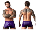 Male Power 152-302 Eggplant Crossover Short Color Plum