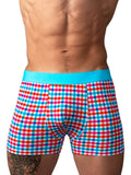 Male Power 160-306 So Comfy Gingham Boxer Brief in Gingham Print Color Gingham Print