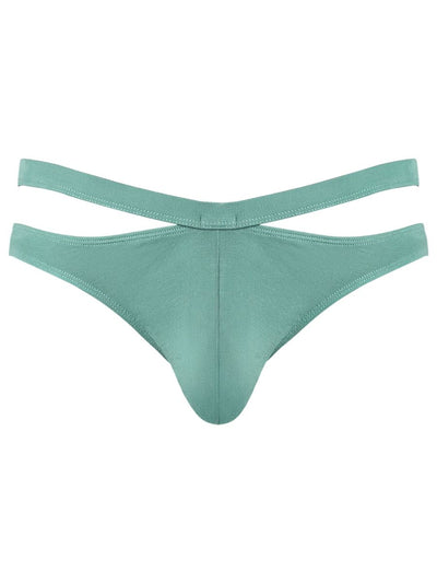 Male Power 237-308 Eco Cozy Cutout Thong Color Green