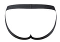 Male Power 348-304 Open Ended Jock Open Front Elastic Cock Ring Color Black
