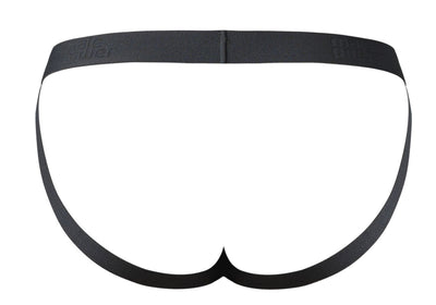 Male Power 348-304 Open Ended Jock Open Front Elastic Cock Ring Color Black