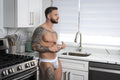 Male Power 349-299 Soo Cumfy Jock Color White-Black