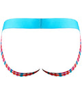 Male Power 349-306 So Comfy Gingham Jock in Gingham Print Color Gingham Print