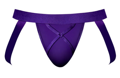 Male Power 350-302 Eggplant Crossover Jock Color Plum