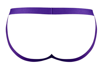 Male Power 350-302 Eggplant Crossover Jock Color Plum