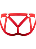 Male Power 352-307 Mesh 2 Strappy Ring Jockstrap Color Red