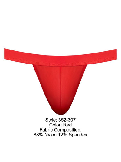 Male Power 352-307 Mesh 2 Strappy Ring Jockstrap Color Red