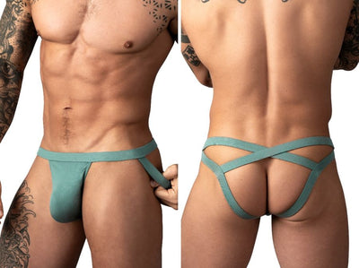 Male Power 394-308 Eco Cozy Jockstrap Color Green