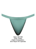Male Power 394-308 Eco Cozy Jockstrap Color Green