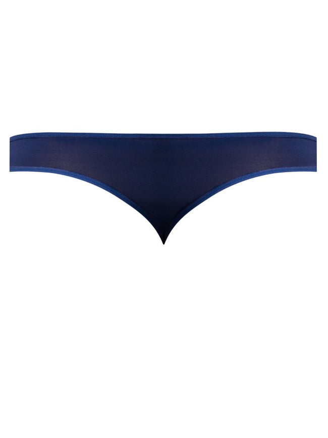 Male Power 409-280 Sassy Lace Open Ring Thong Color Navy