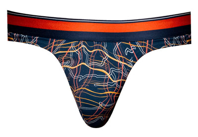 Male Power 412-299 Soo Cumfy Thongs Color Navy