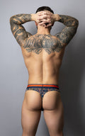 Male Power 412-299 Soo Cumfy Thongs Color Navy