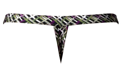 Male Power 419-303 Gridlocked Thong Straps-Rings Color Printed