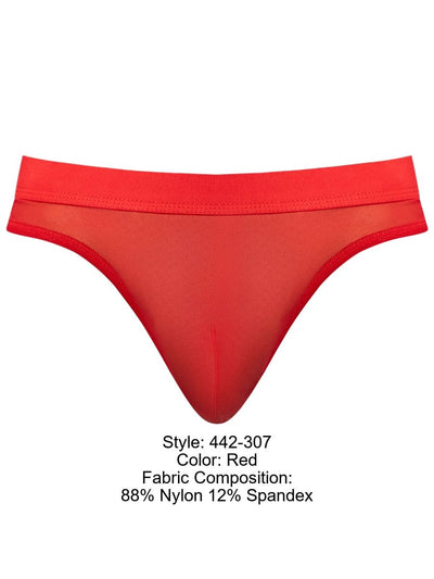 Male Power 442-307 Mesh 2 Bong Thong Color Red